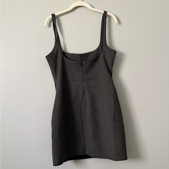 ZARA Pinstripe Mini Dress - Picture 2 of 3